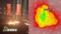 全球交互式天气网站数据显示，武汉市8日二氧化硫浓度爆表（右）。中国网民怀疑这些现象与三天前武汉靠近长江的地区出现可疑大火，都与大量火化死者遗体有关。　（图片来源：Windy）