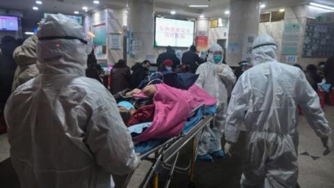 武汉肺炎疫情已在中国失控蔓延，仅西藏无确诊。(AFP via Getty Images)