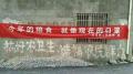 中国农村悬挂的标语（图片来源：网络）