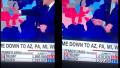 CNN视频显示,在大选之夜,半分钟内宾州川普选票诡异减少19,958票,而拜登却同时增加了19,958票。(视频截图)