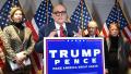 川普团队律师、前纽约市长鲁迪·朱利安尼（Rudy Giuliani）于2020年11月19日在华盛顿特区的共和党全国委员会总部举行的新闻发布会上发表讲话。 (MANDEL NGAN/Getty Images)