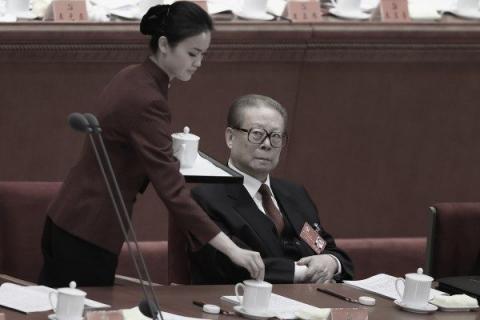 中共前总书记江泽民是迫害法轮功的元凶。 (Getty Images)