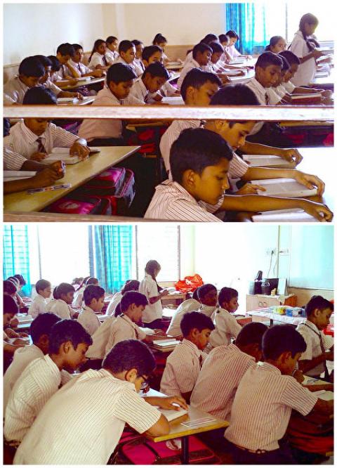 印度中学六百师生炼法轮功 源于校长神奇经历