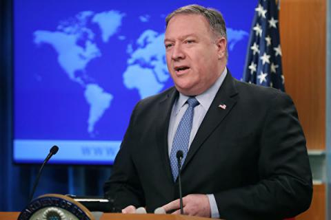 美国国务卿蓬佩奥（Mike Pompeo）。(Mark Wilson/Getty Images）