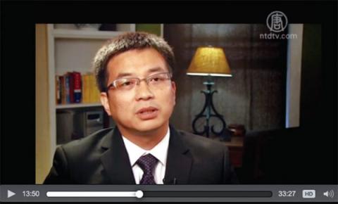 1996年，王为宇被保送读清华大学精仪系的博士研究生。（视频截图）