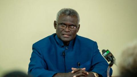 索罗门群岛总理苏嘉瓦瑞（Manasseh Sogavare）3日在电视谈话呼吁60万国人保持冷静。示意图。(ROBERT TAUPONGI/AFP via Getty Images)