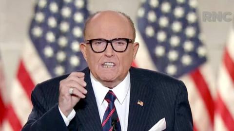 前纽约市长、川普总统的私人律师鲁迪‧朱利安尼（Rudy Giuliani）。(Republican National Committee via Getty Images)