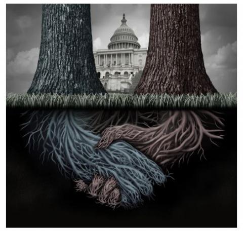 深暗势力（deep state）对那些谴责其计划的人的反应，破绽百出、语无伦次，但可以理解。（图片来源：Adobe Stock）