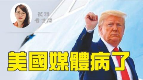 美国媒体被左派操控，围攻支持川普。 （大纪元合成）