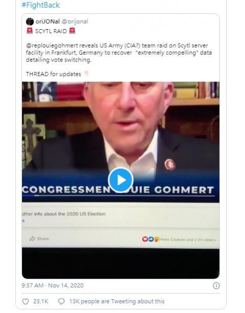 2020年6月24日，美国联邦众议员戈默特（Louie Gohmert）在众议院司法委员会听证会上发言。（图片来源：Susan Walsh-Pool/Getty Images）