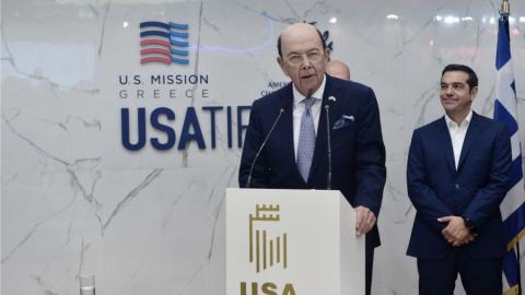 美国商务部长罗斯（图片来源：SAKIS MITROLIDIS/AFP via Getty Images）