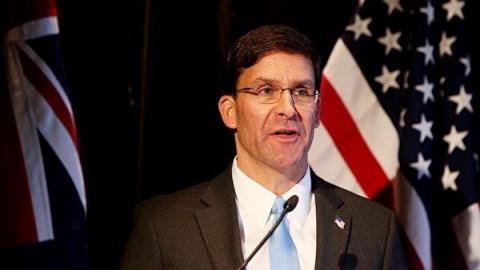 美国防部长埃斯珀（Mark Esper）表示，中共是美国的首要战略竞争对手。(Lisa Maree Williams/Getty Images)